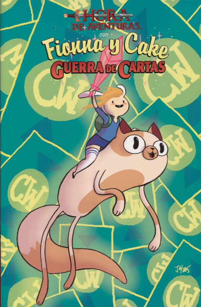 HORA DE AVAENTURAS CON FIONNA Y CAKE:: GUERRAS DE CARTAS book
