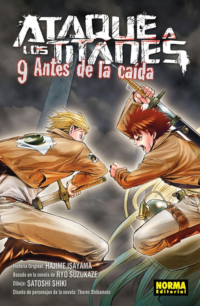 Ataque a los titanes: antes de la caída 9 book