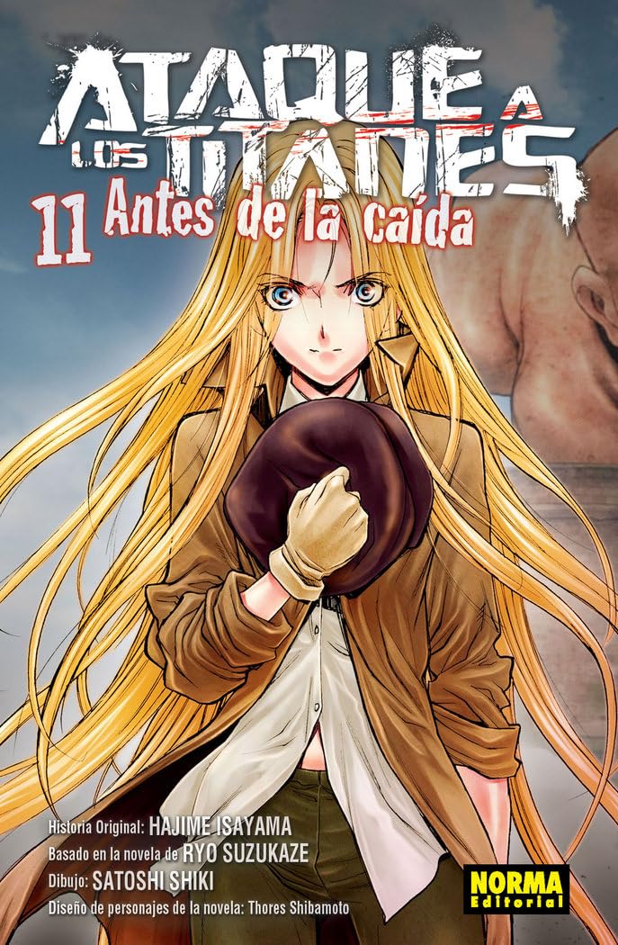 Ataque a los titanes antes de la caída 11 book