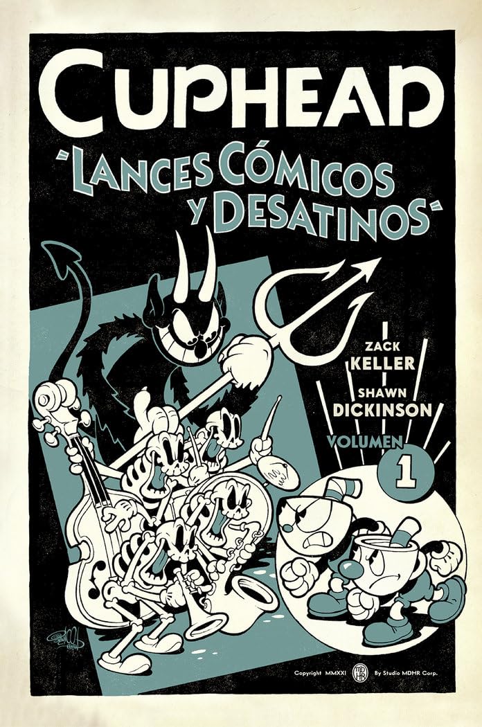Cuphead 1. Lánces Cómicos y Desatinos book