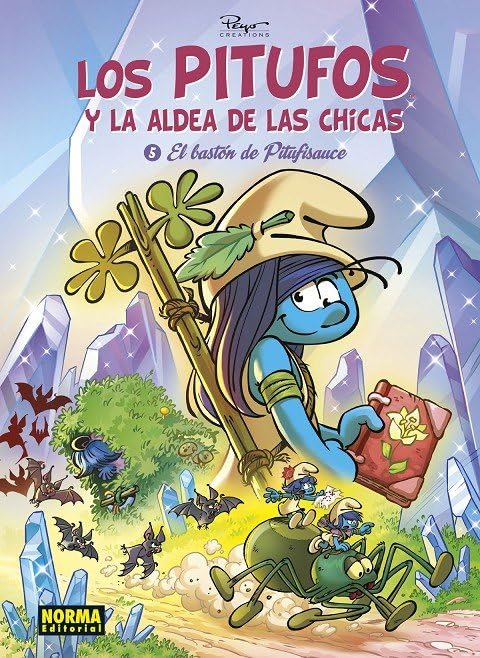 LOS PITUFOS Y LA ALDEA DE LAS CHICAS 5. EL BASTÓN DE PITUFISAUCE Manga