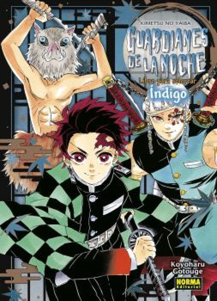 GUARDIANES DE LA NOCHE LIBRO PARA COLOREAR INDIGO Manga