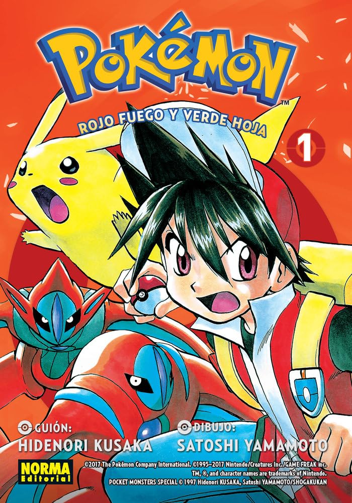 POKEMON 13. ROJO FUEGO Y VERDE HOJA 01 (NUEVO PVP). Manga