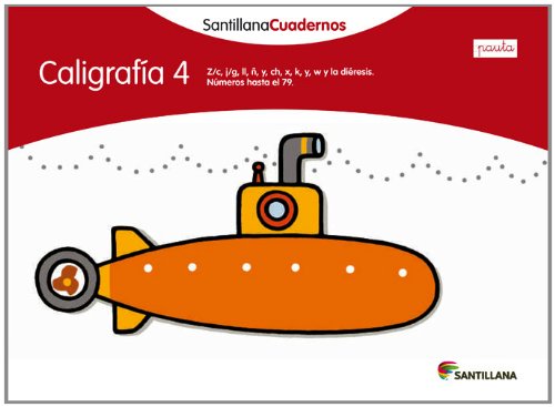 CALIGRAFIA 4 PAUTA SANTILLANA CUADERNOS book
