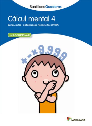 CALCUL MENTAL 4 SANTILLANA QUADERNS Non-fiction