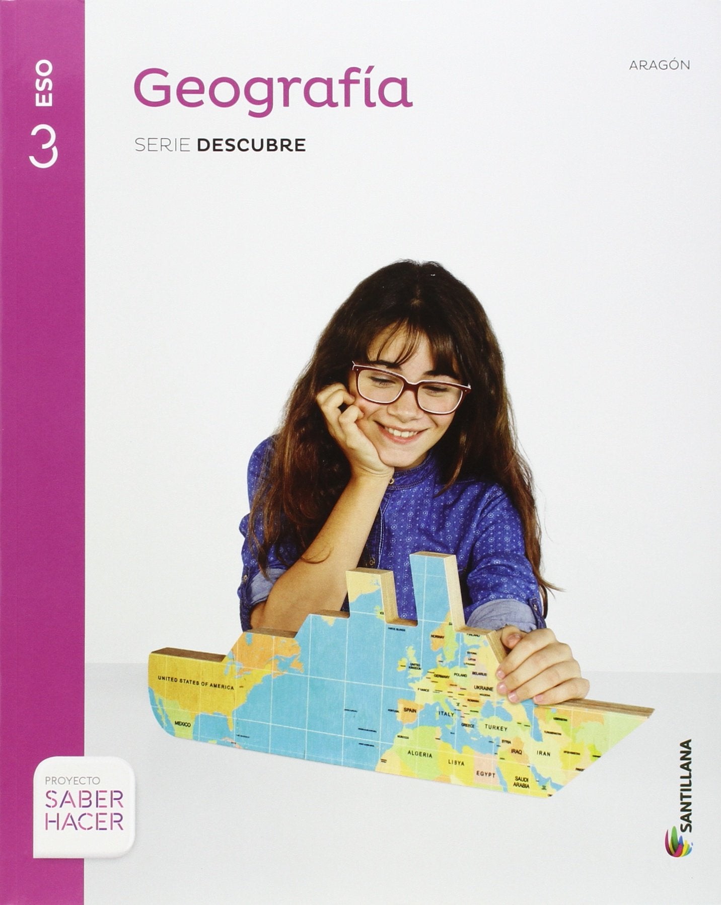 GEOGRAFIA ARAGON SERIE DESCUBRE 3 ESO SABER HACER book