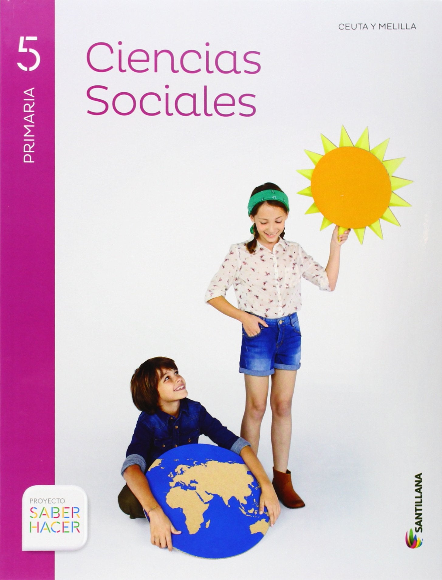 CIENCIAS SOCIALES CEUTA Y MELILLA + ATLAS 5 PRIMARIA SABER HACER Books