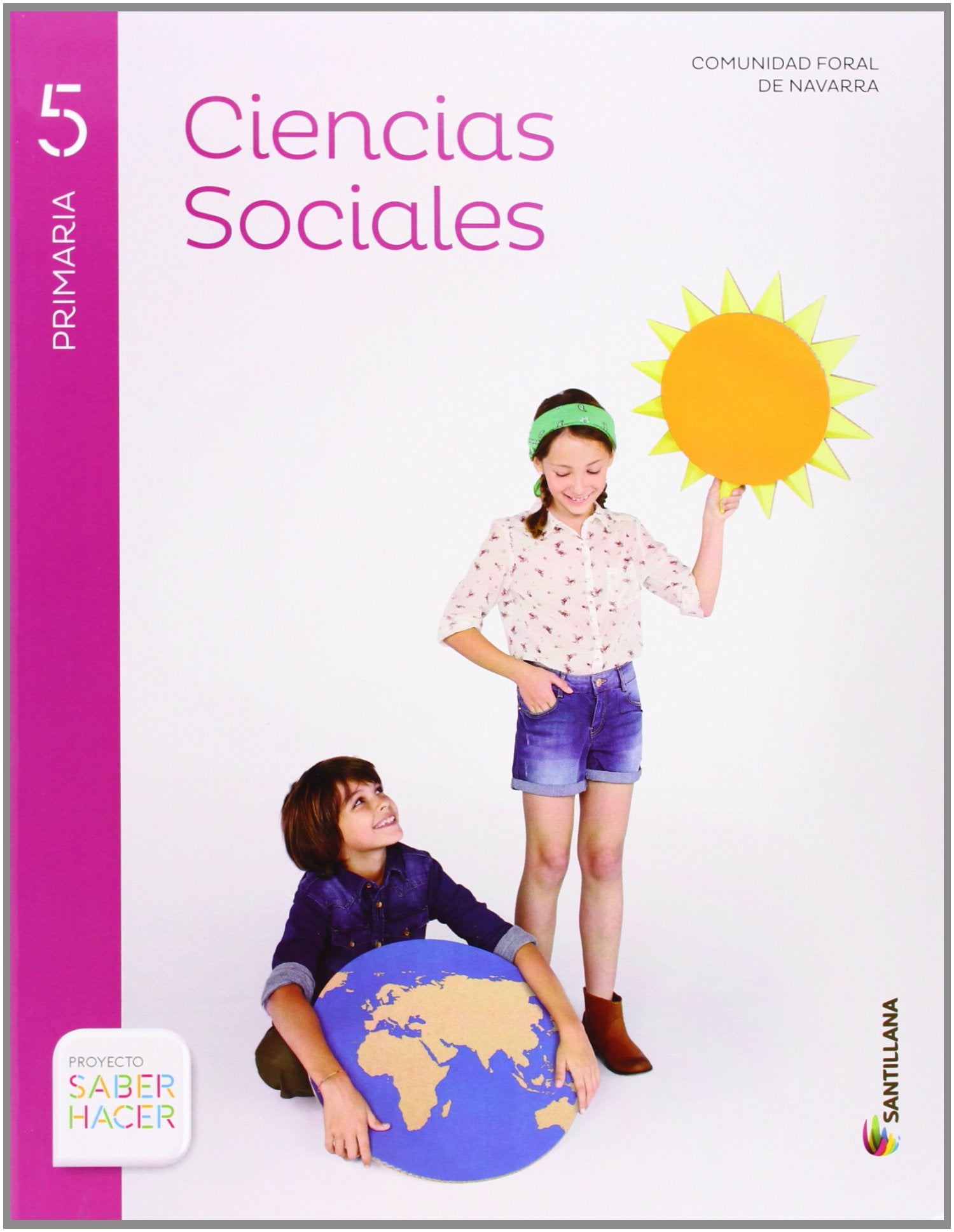 CIENCIAS SOCIALES NAVARRA + ATLAS 5 PRIMARIA SABER HACER Books