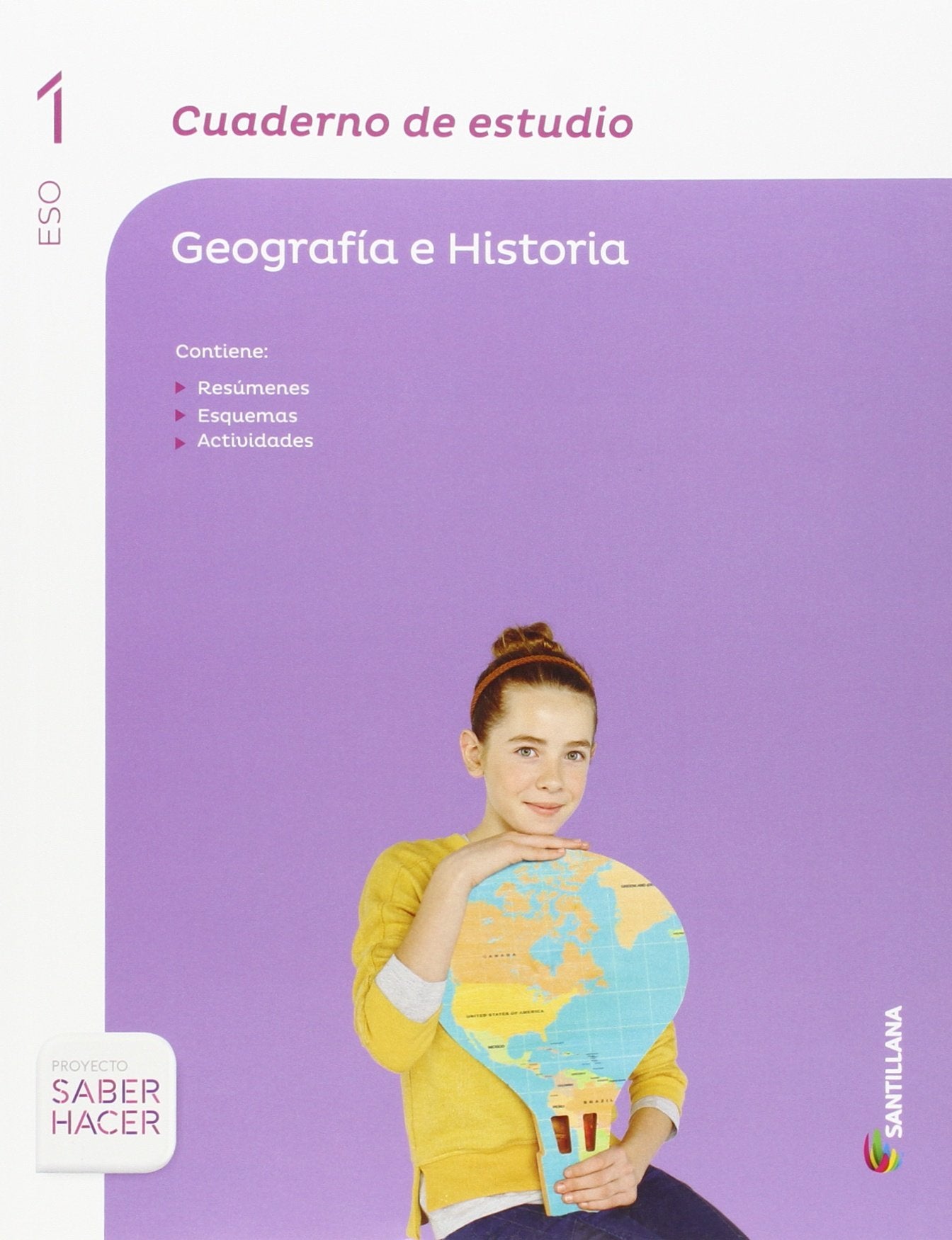 CUADERNO DE ESTUDIO GEOGRAFIA E HISTORIA 1 ESO SABER HACER Books