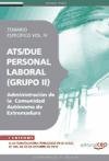 ATS/DUE (GRUPO II) PERSONAL LABORAL DE LA ADMINISTRACIÓN DE LA COMUNIDAD AUTÓNOMA DE EXTREMADURA. TEMARIO ESPECÍFICO VOL. IV. (Colección 1579) Education & Training