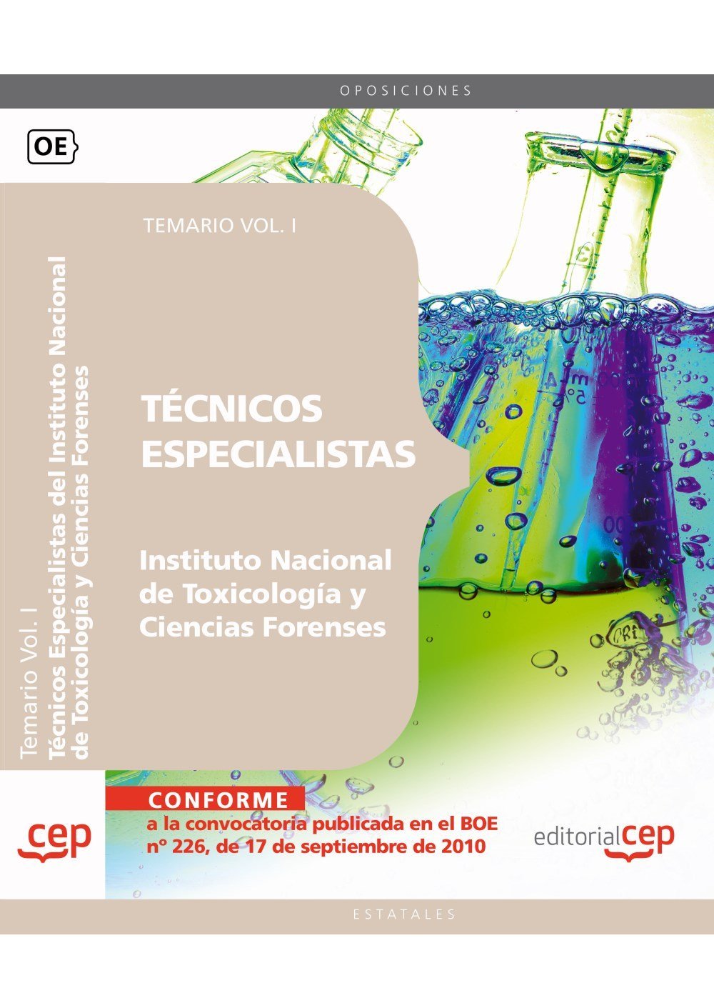 Técnicos Especialistas del Instituto Nacional de Toxicología y Ciencias Forenses. Temario Vol. I. (Colección 1586) Medicine