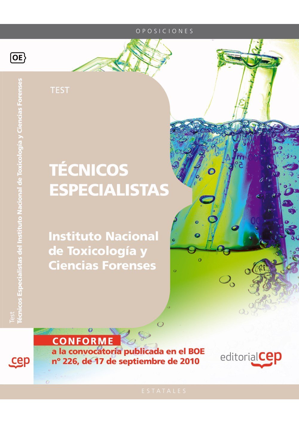 Técnicos especialistas del Instituto Nacional de Toxicología y Ciencias Forenses. Test (Colección 1586) Medicine