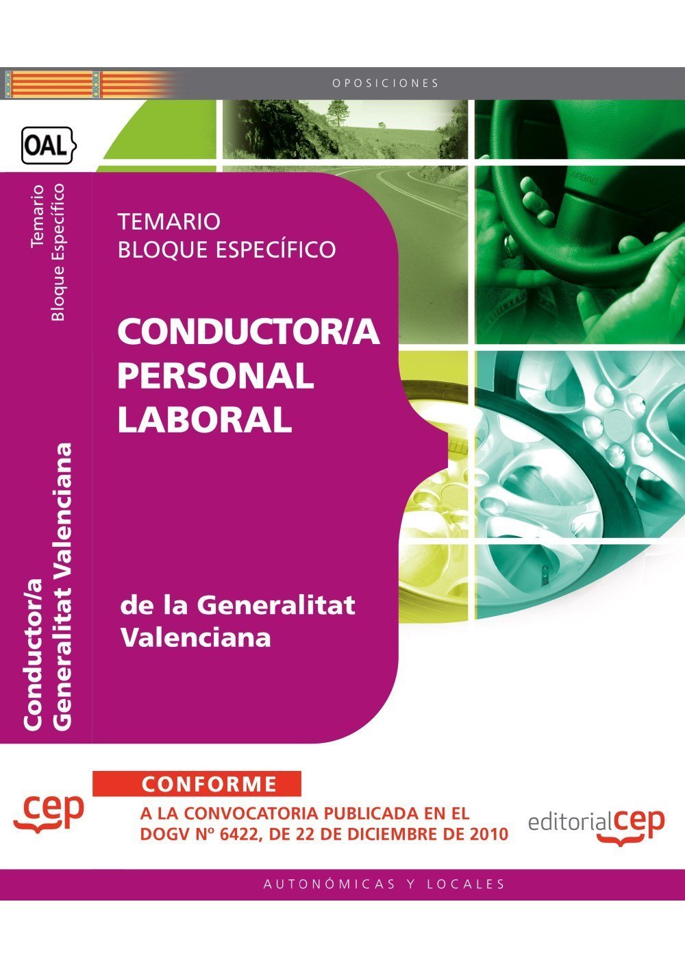 Conductor /a Personal Laboral de la Generalitat Valenciana. Temario Bloque Específico (Colección 1594) Law