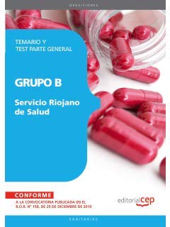 Grupo B, Servicio Riojano de Salud. Temario y test parte general (Colección 1596) Education & Training