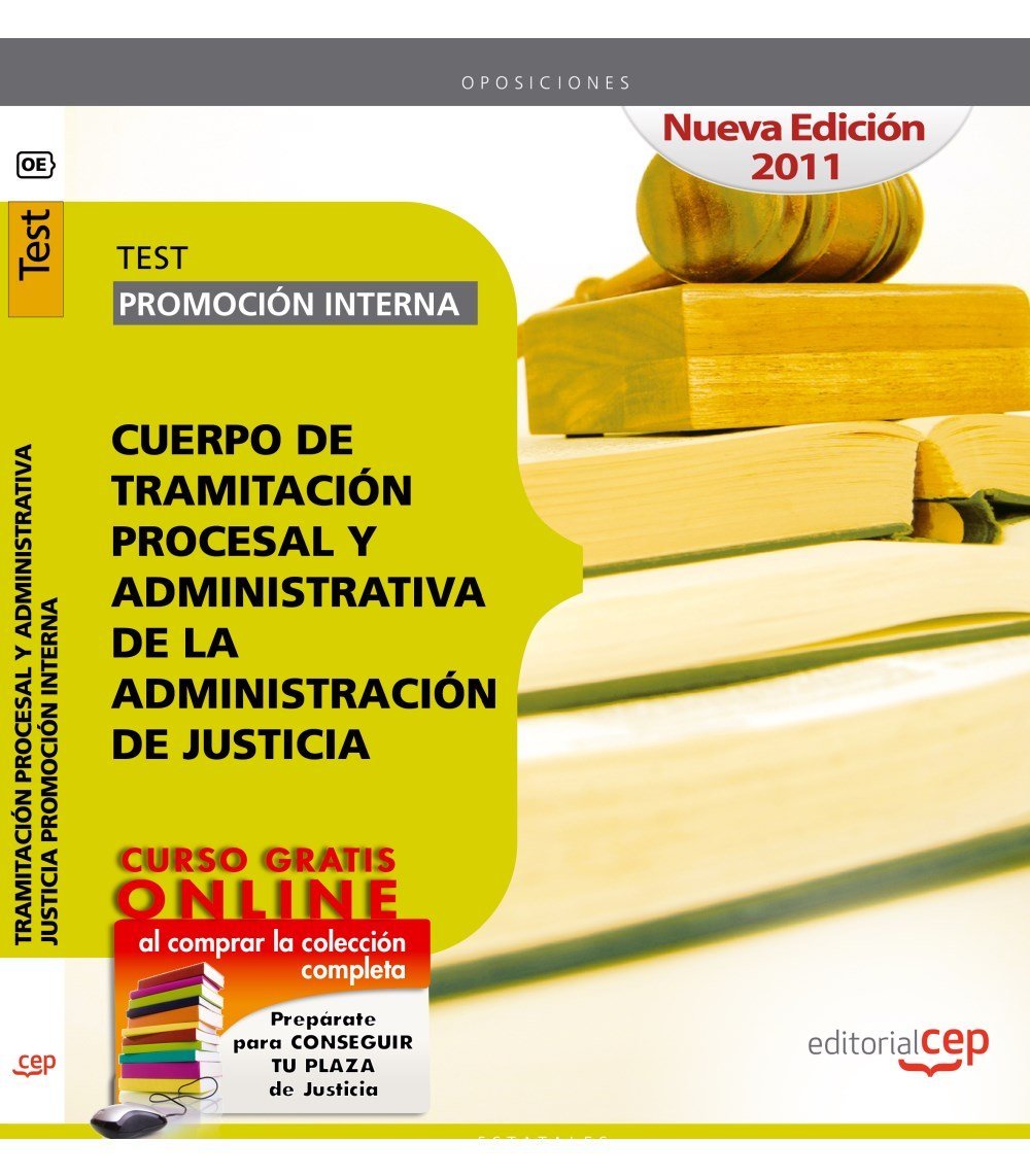Cuerpo de Tramitación Procesal y Administrativa, promoción interna, Administración de Justicia. Test (Colección 669) Education & Training