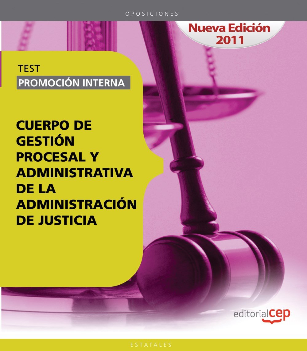 Cuerpo de Gestión Procesal y Administrativa, promoción interna, Administración de Justicia. Test (Colección 671) Education & Training