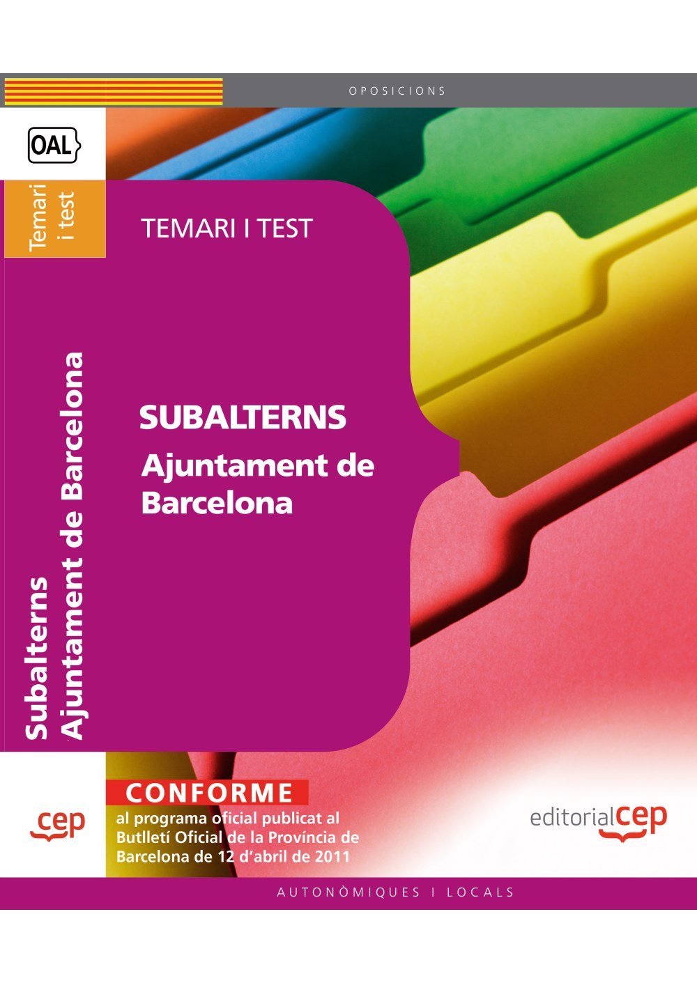 Oposicions Subalterns, Ajuntament de Barcelona. Temari i test Education & Training