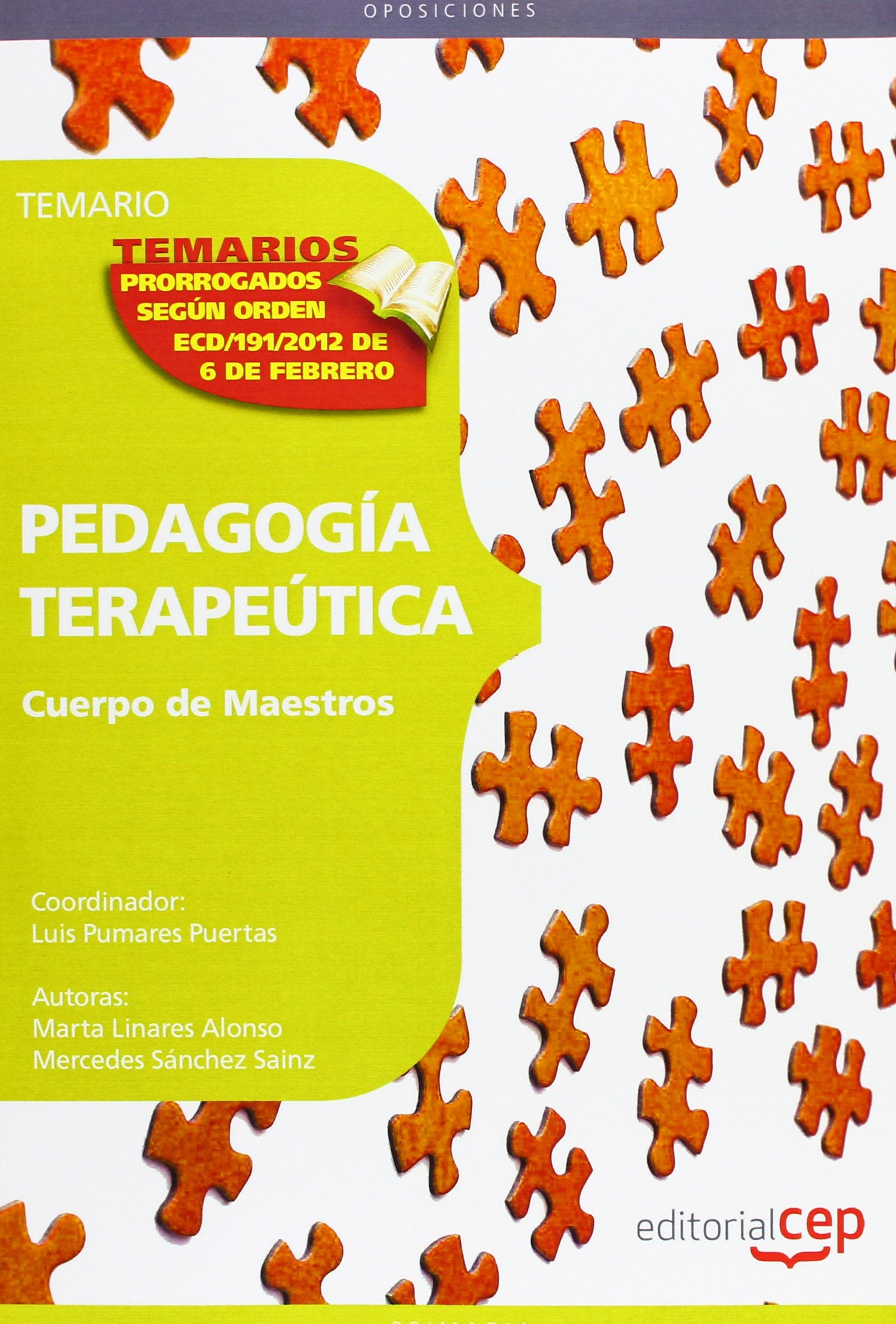 Cuerpo de Maestros. Pedagogía Terapeútica. Temario book