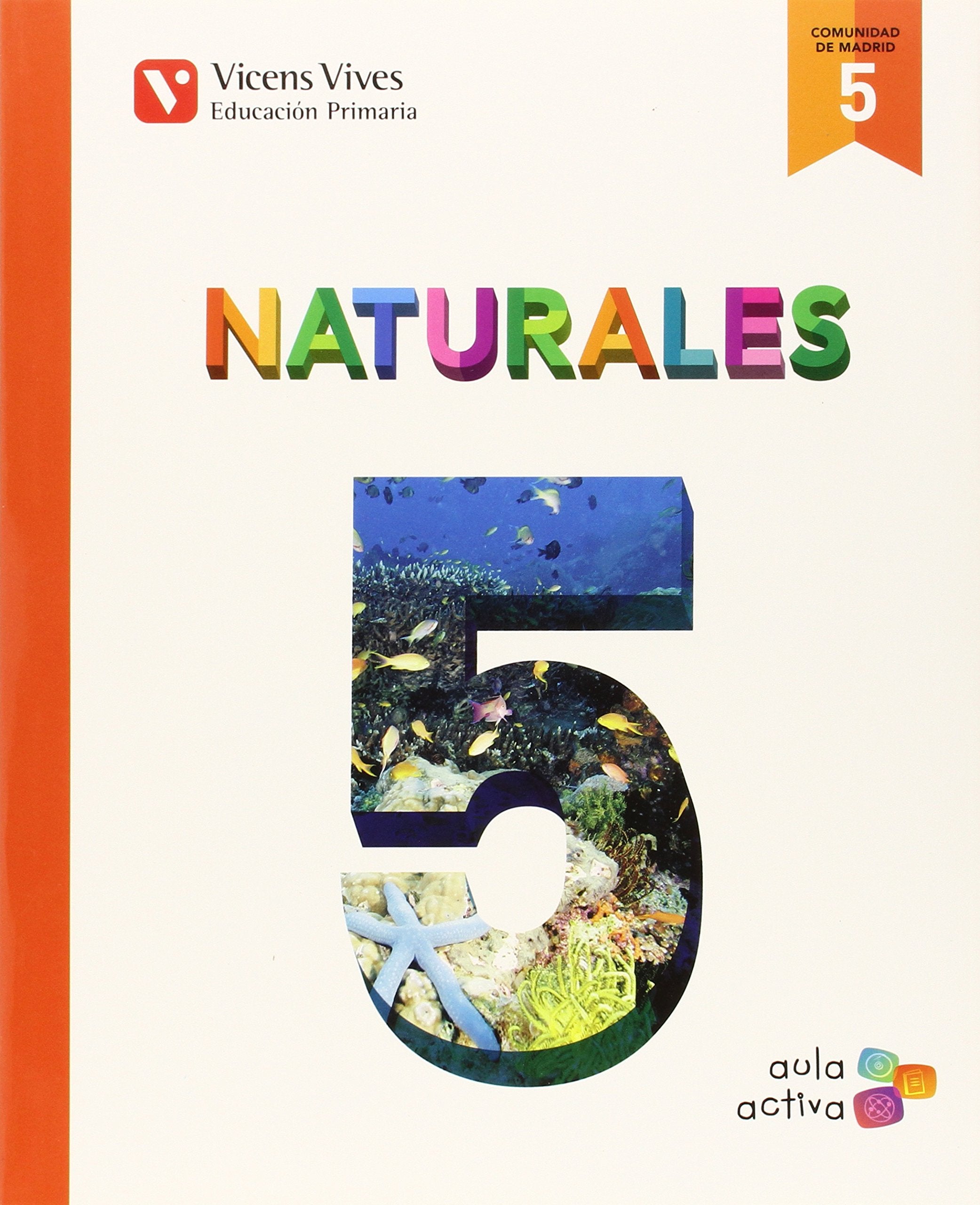 Naturales 5 Madrid (aula Activa) Books