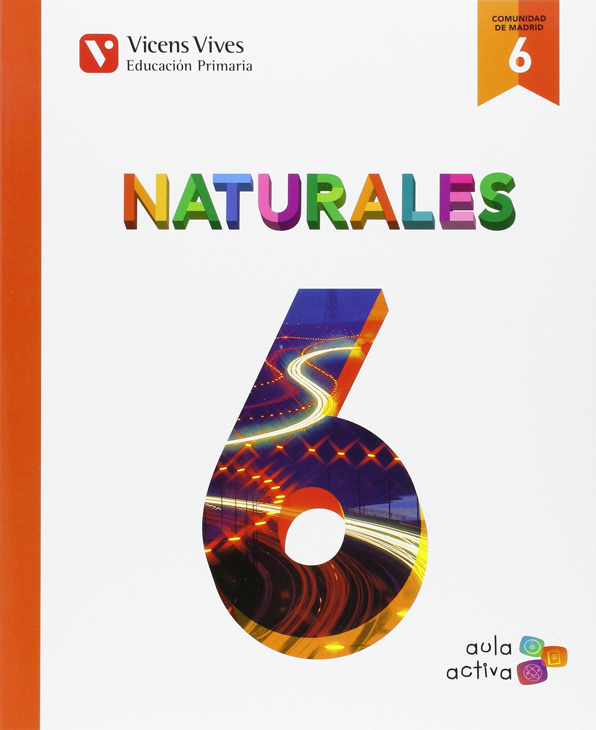 Naturales 6 Madrid (aula Activa) Books