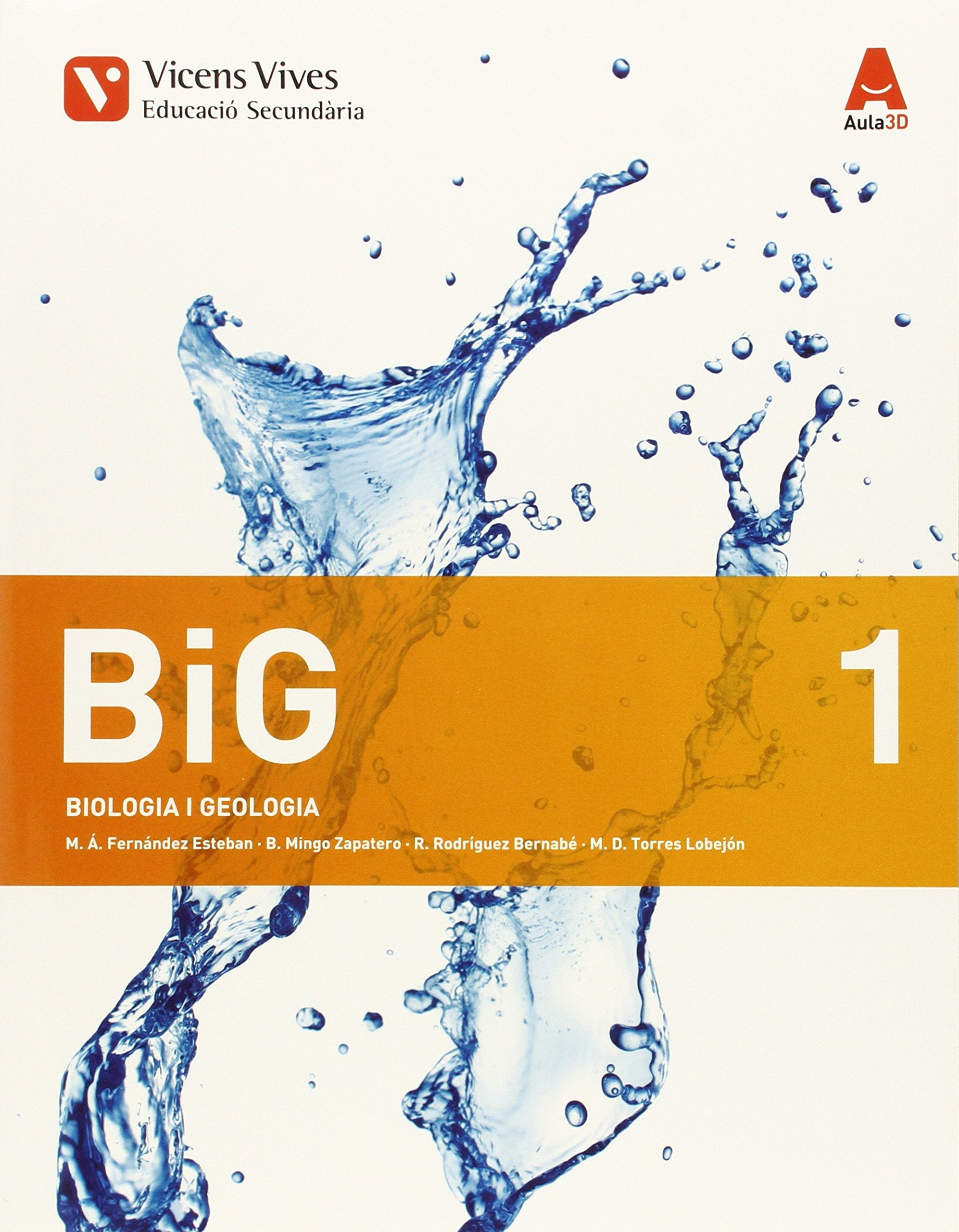 Aula 3D, biologia i geologia, 1 ESO book