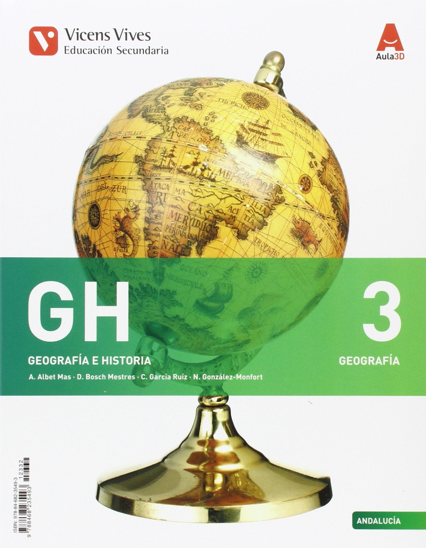 GH 3 ANDALUCIA (GEOGRAFIA) ESO AULA 3D Books