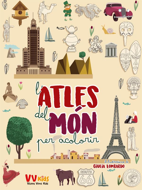ATLES DEL MON PER ACOLORIR (VVKIDS) book