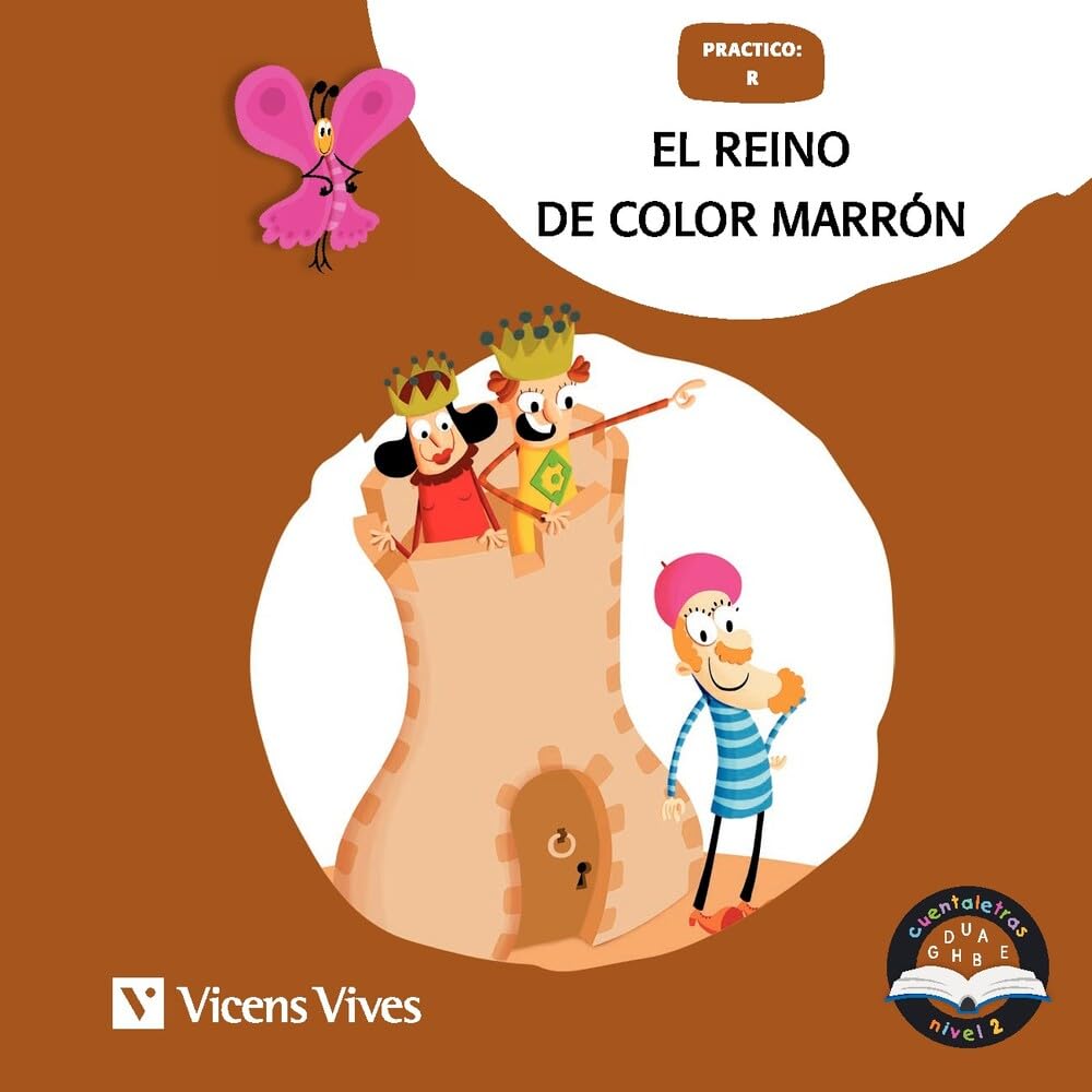 Vicens Vives - El Reino de Color Marrón - Cuentos infantiles 5 años, 6 años para mejorar lectoescritura. Aprende la Letra R con Cuentos Divertidos - Cuentaletras Nivel 2 (Cuentaletras / Rodalletres) Books