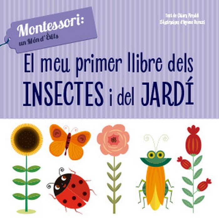 EL MEU PRIMER LLIBRE D'INSECTES I JARDI (VVKIDS) (Vvkids Montessori) Children's books