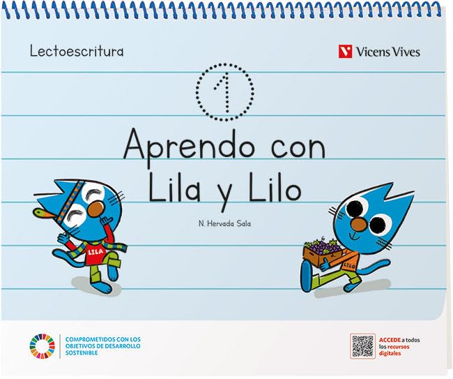 APRENDO CON LILA Y LILO CUADERNO 1 book