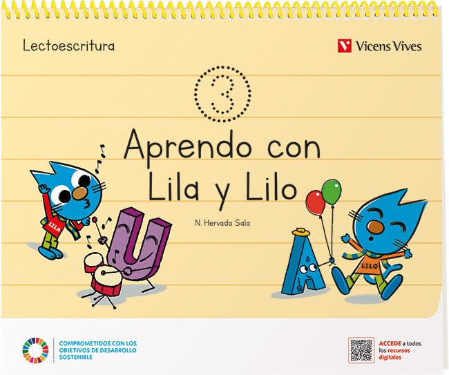APRENDO CON LILA Y LILO CUADERNO 3 book
