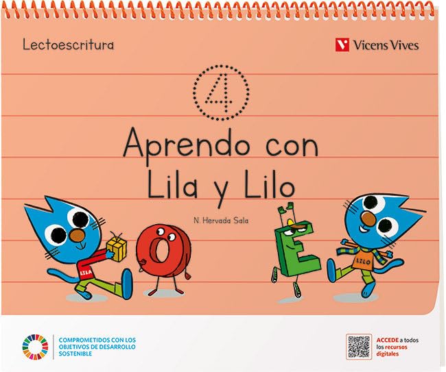 APRENDO CON LILA Y LILO CUADERNO 4 Books