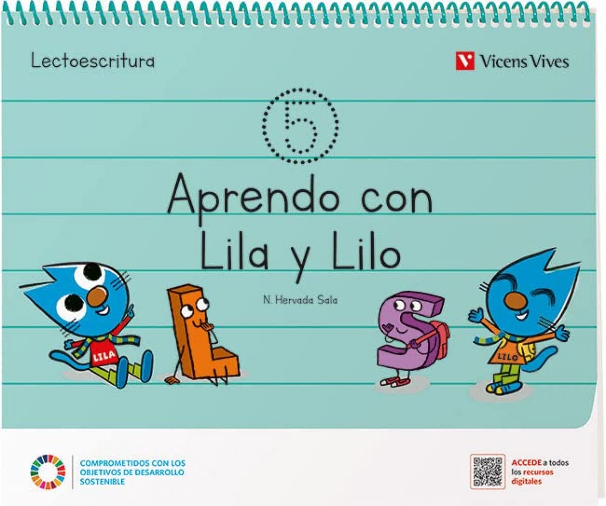 APRENDO CON LILA Y LILO CUADERNO 5 Books