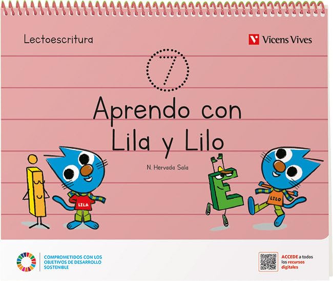 APRENDO CON LILA Y LILO CUADERNO 7 book