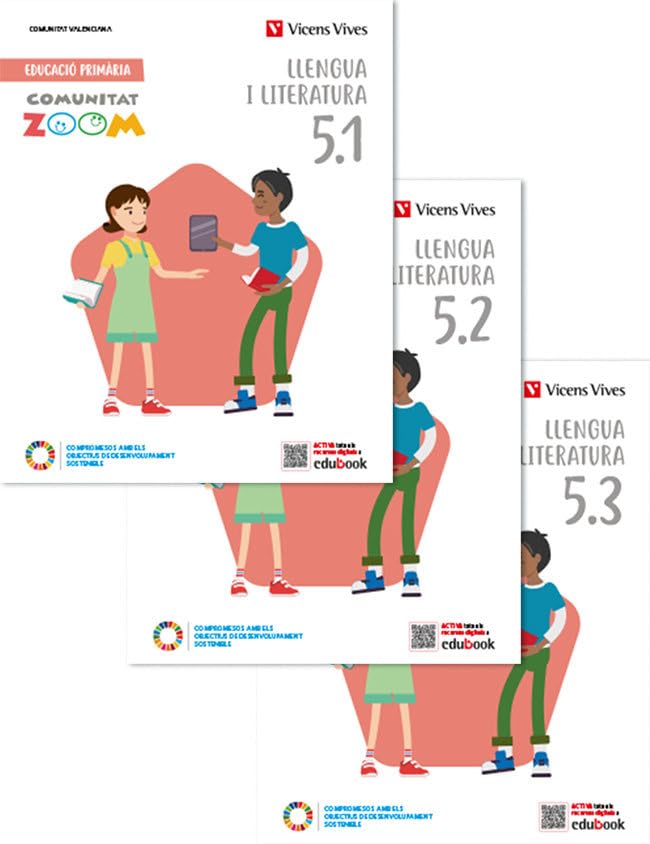 Llengua i Literatura 5 Comunitat Valenciana (5.1 - 5.2 - 5.3). Comunitat Zoom book