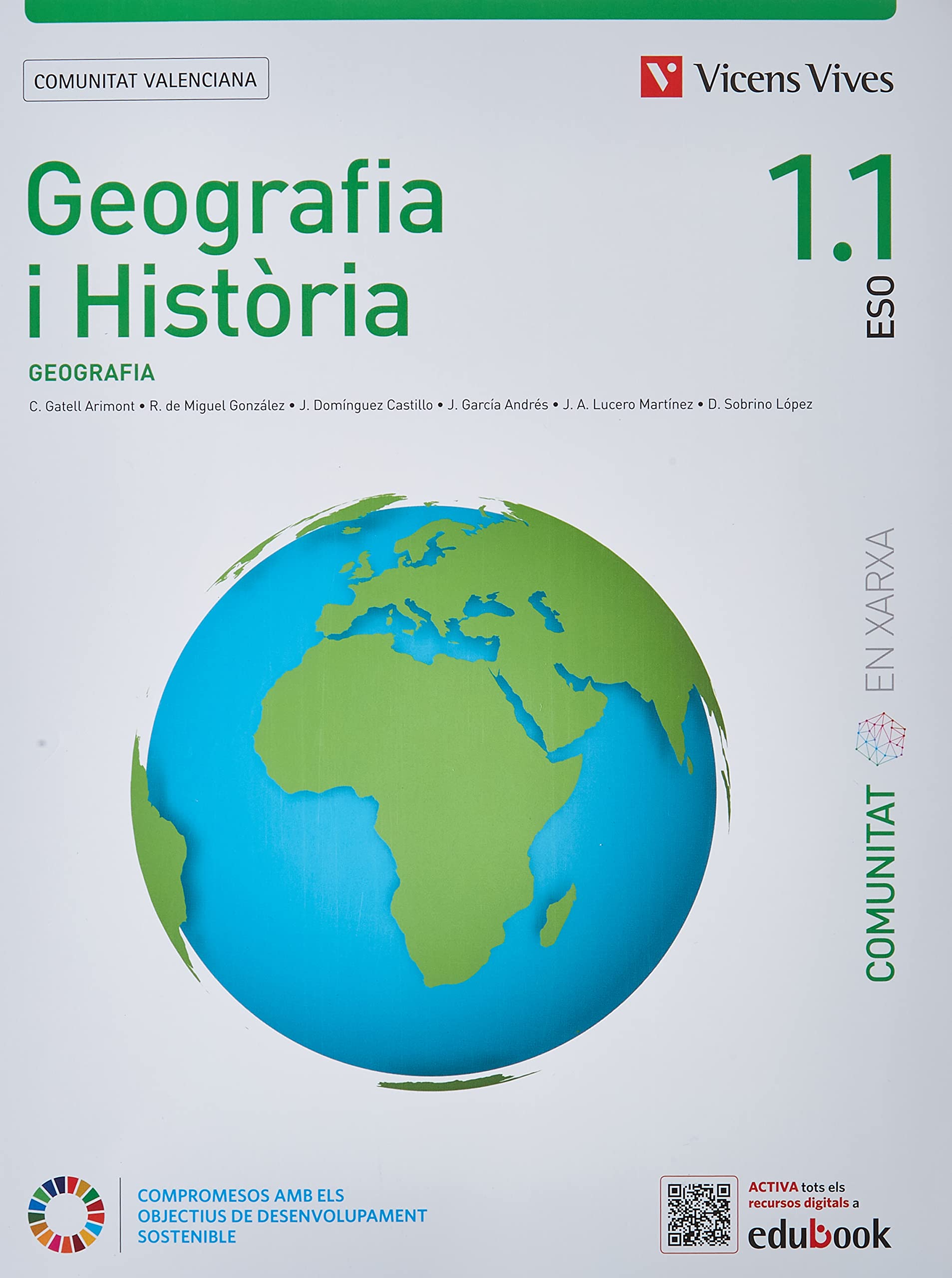 Geografia i Història 1 Comunitat Valenciana (1.1-1.2) (Comunitat en Xarxa) book