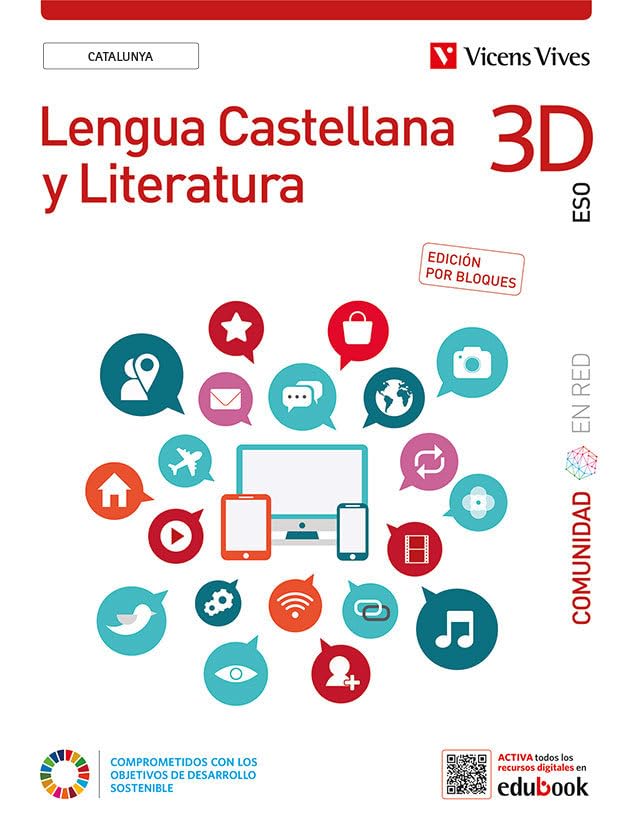 Lengua Castellana y Literatura 3D Catalunya. (Comunidad en Red). Edic.bloques Books