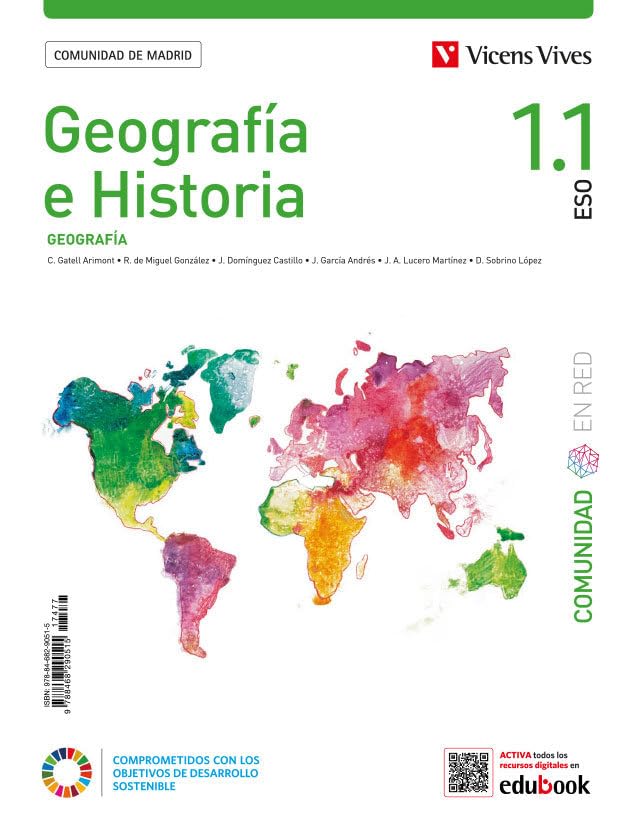 GEOGRAFIA E HISTORIA 1 (1.1-1.2) MADRID (CER) Books