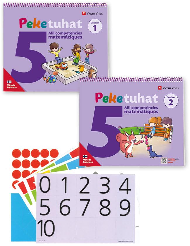 PEKE TUHAT QUADERN (1+2+FITXES) 5 ANYS Books