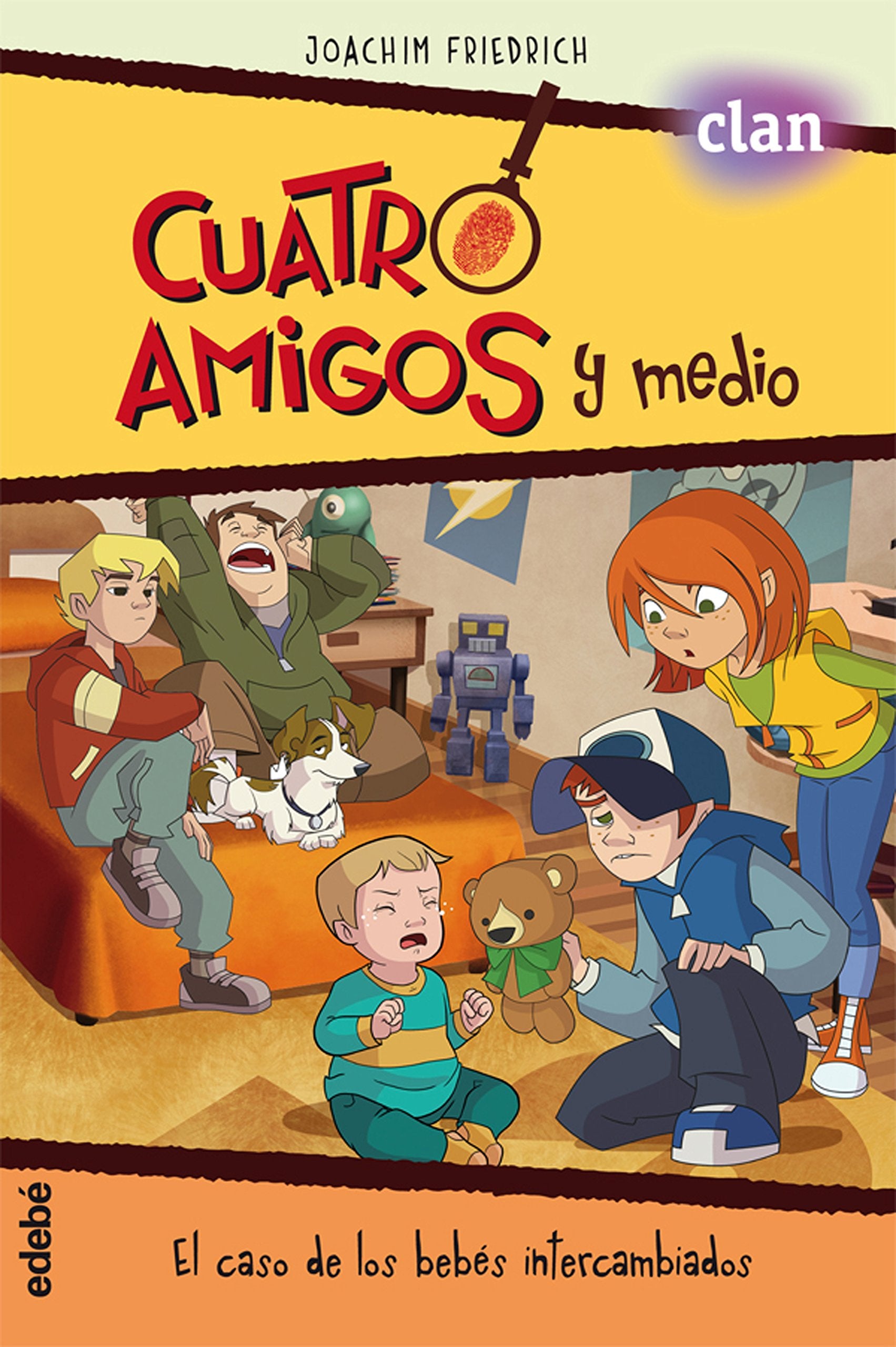 EL CASO DE LOS BEBÉS INTERCAMBIADOS (la serie de TVE) (CUATRO AMIGOS Y MEDIO) Novels & Short Stories