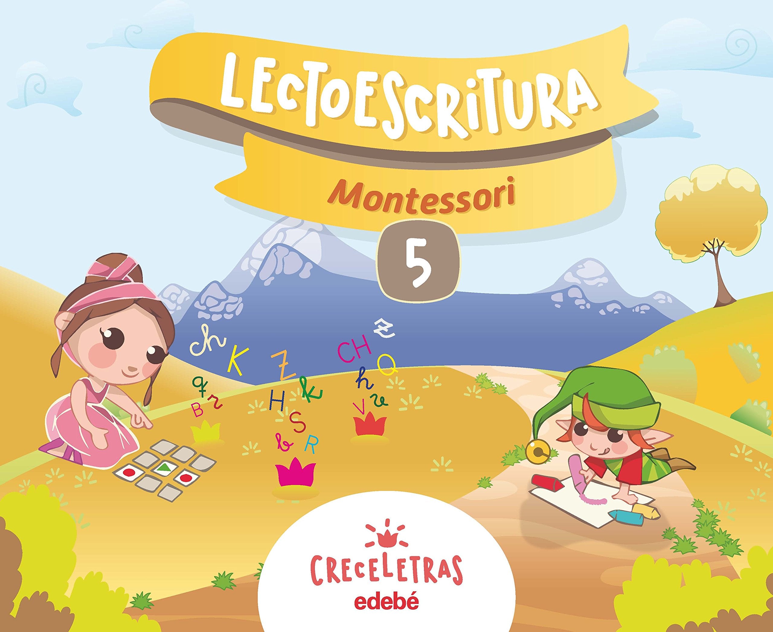 CRECELETRAS LECTOESCRITURA 5 MONTESSORI book