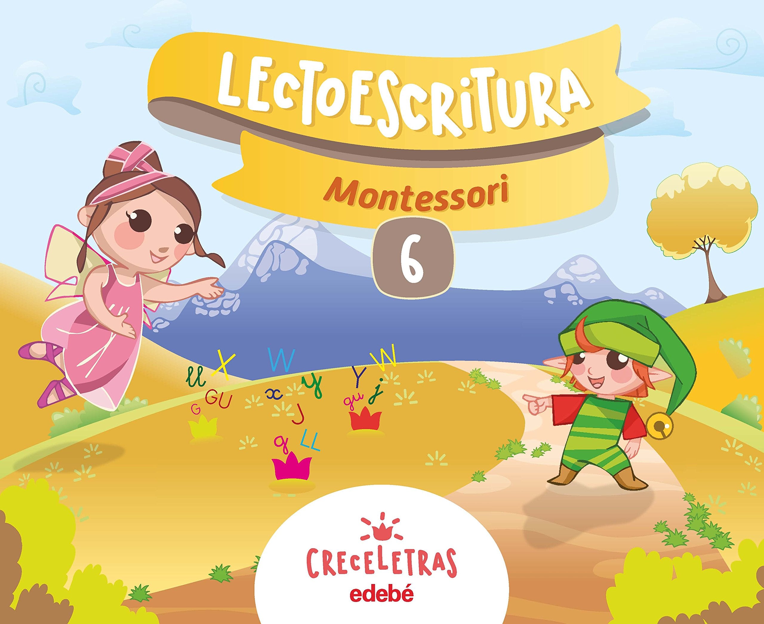 CRECELETRAS LECTOESCRITURA 6 MONTESSORI book