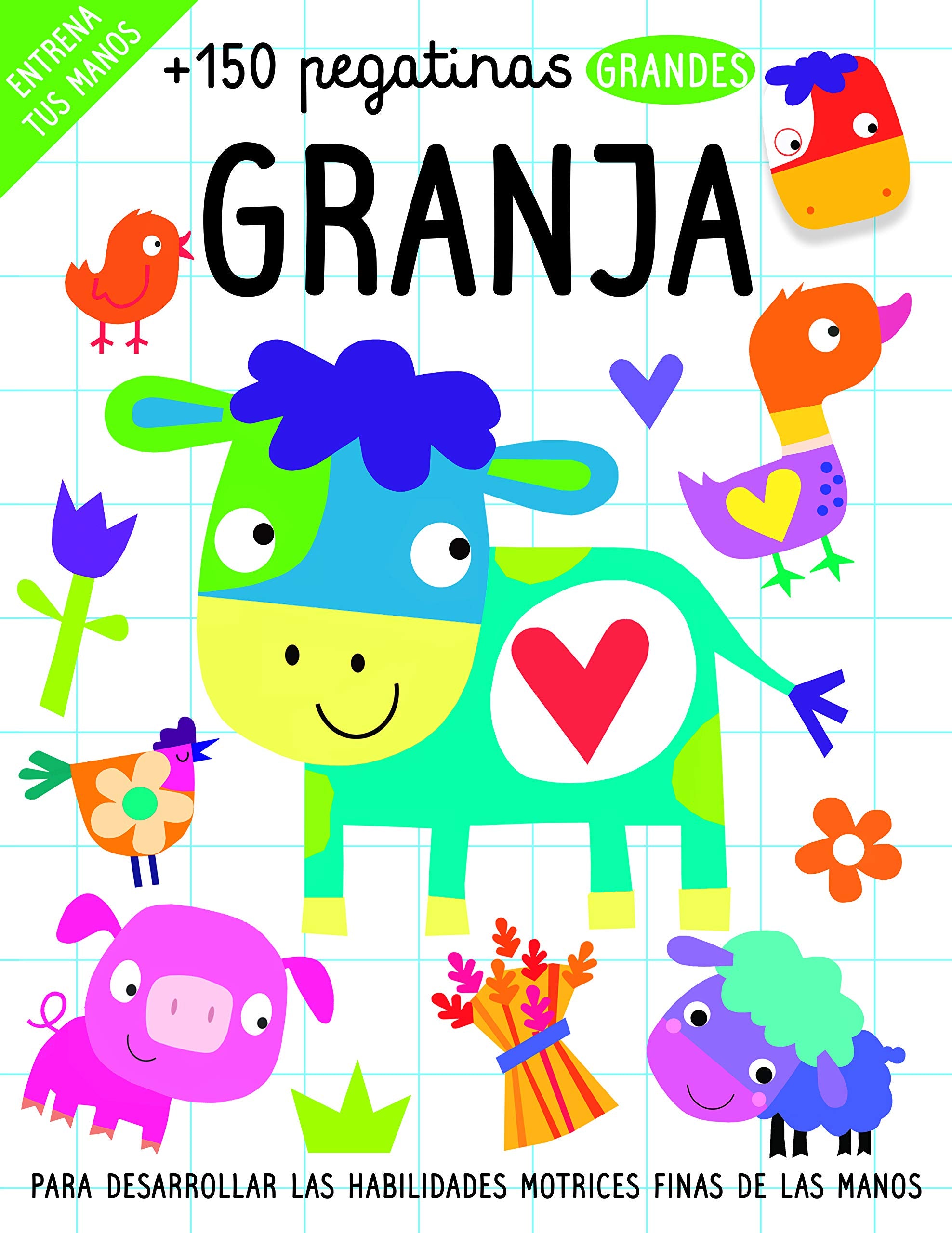 150 PEGATINAS: GRANJA (DIBUJO Y MANUALIDADES) Children's books