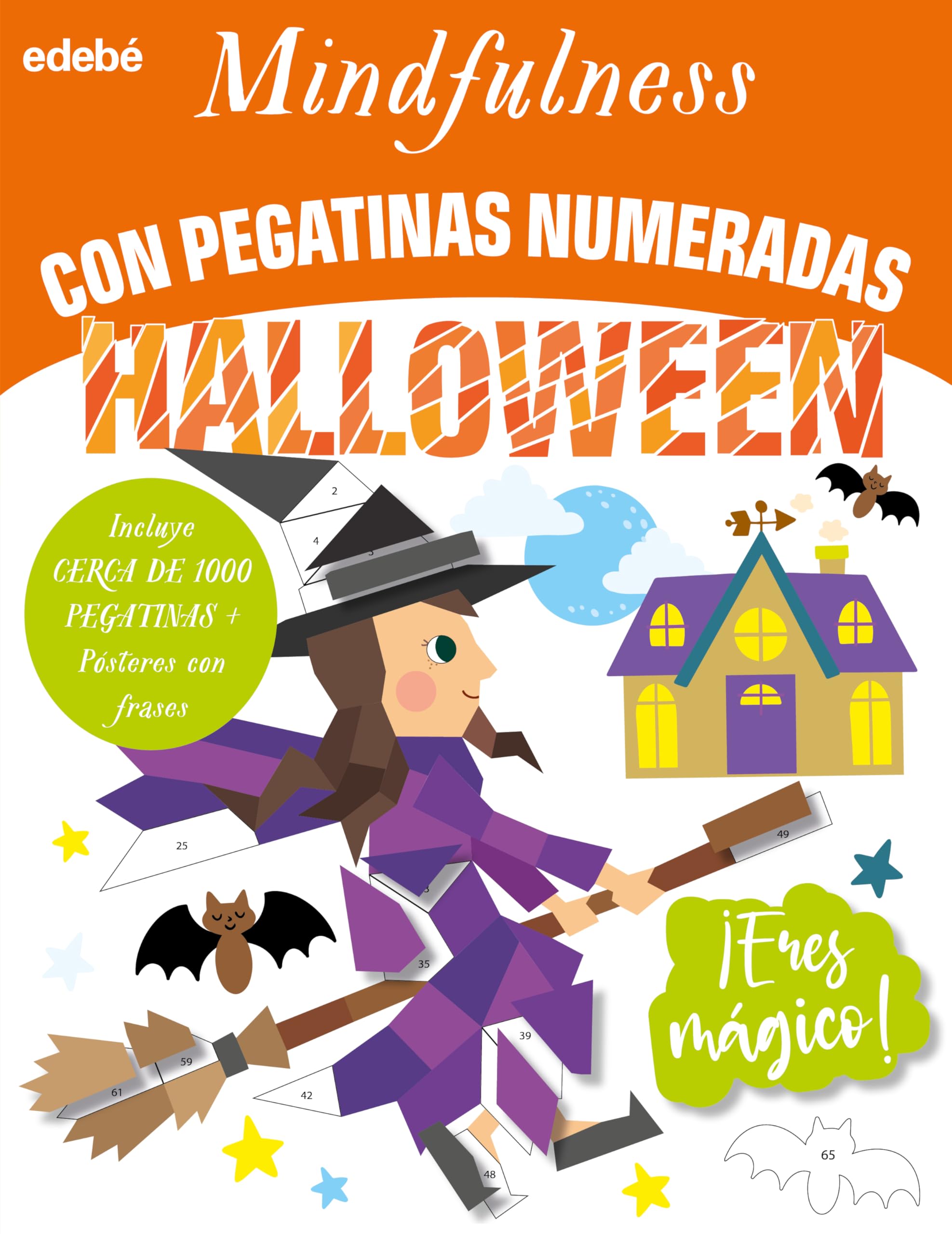 MINDFULNESS CON PEGATINAS NUMERADAS: HALLOWEEN (DIBUJO Y MANUALIDADES) Hobbies & Crafts