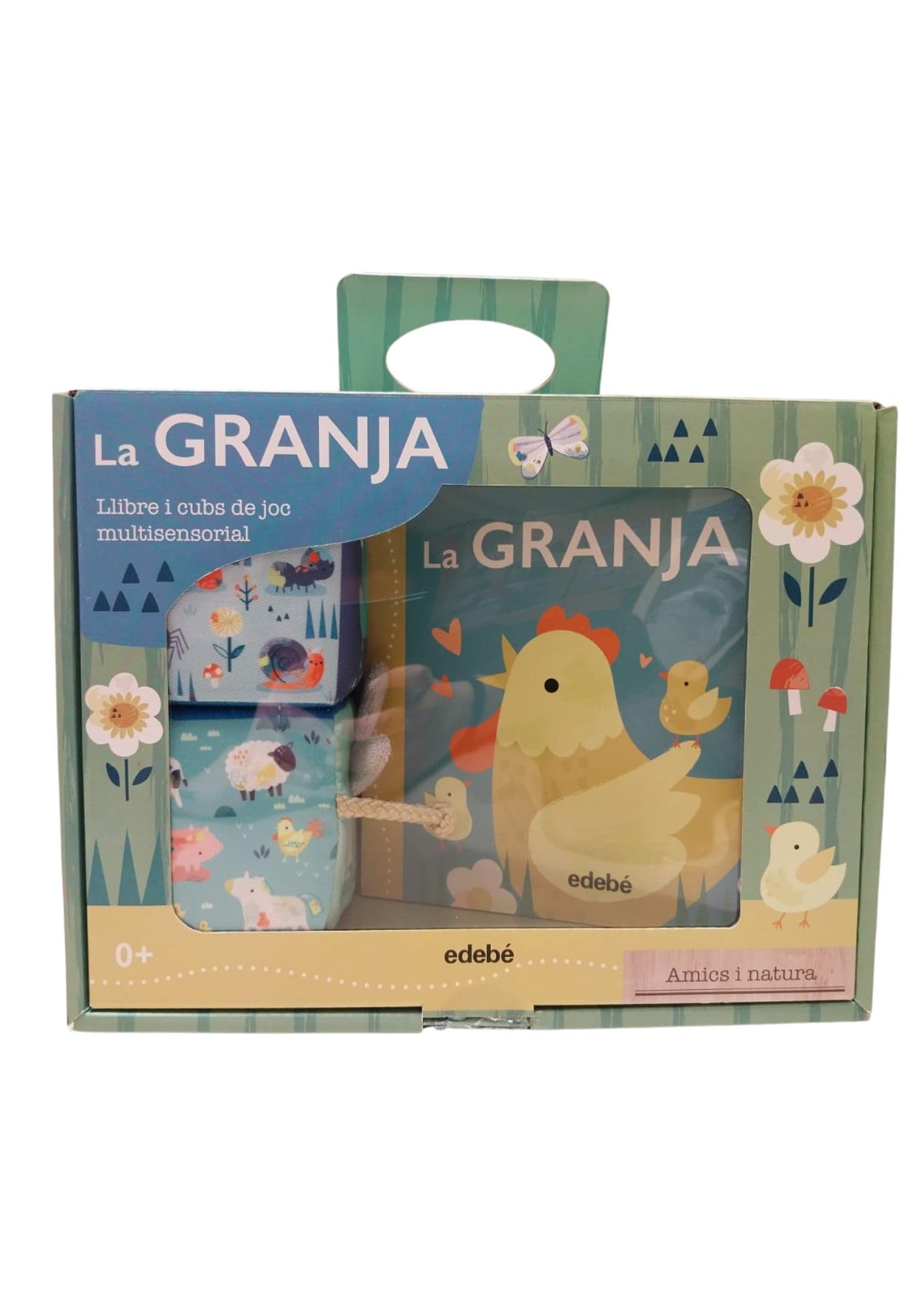 LA GRANJA. Llibre i cubs de joc multisensorial book