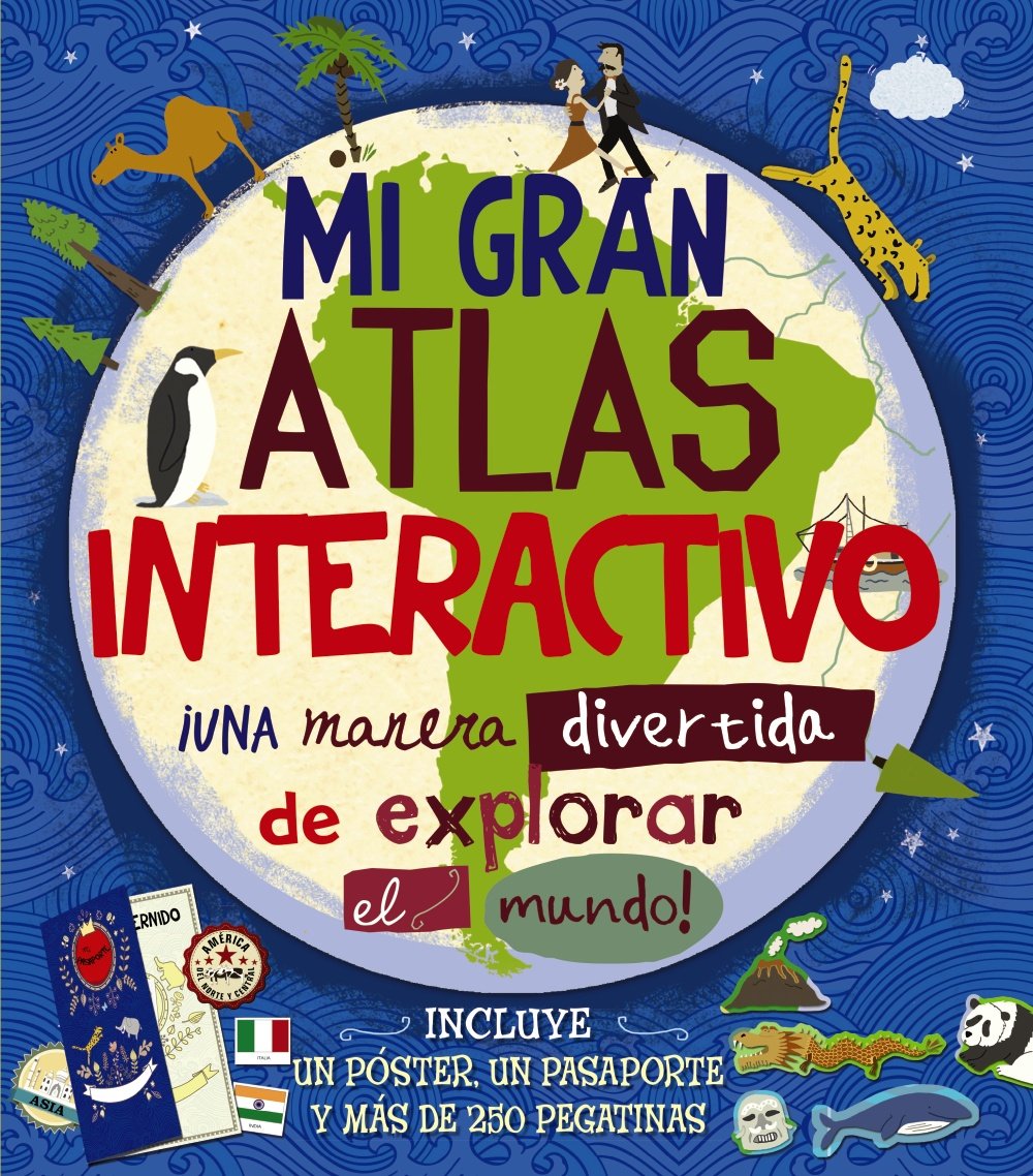 Mi gran atlas interactivo (Castellano - A PARTIR DE 8 AÑOS - LIBROS DIDÁCTICOS - Otros libros) Geology & Geography