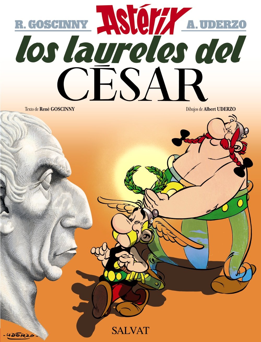Asterix in Spanish: Los laureles del Cesar book