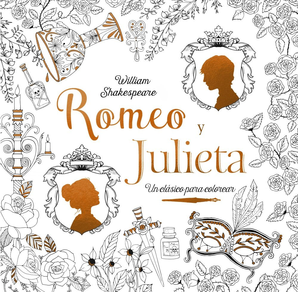 Clásicos para colorear. Romeo y Julieta (Castellano - ADULTOS - LIBROS SINGULARES - Otros libros singulares) Social Sciences