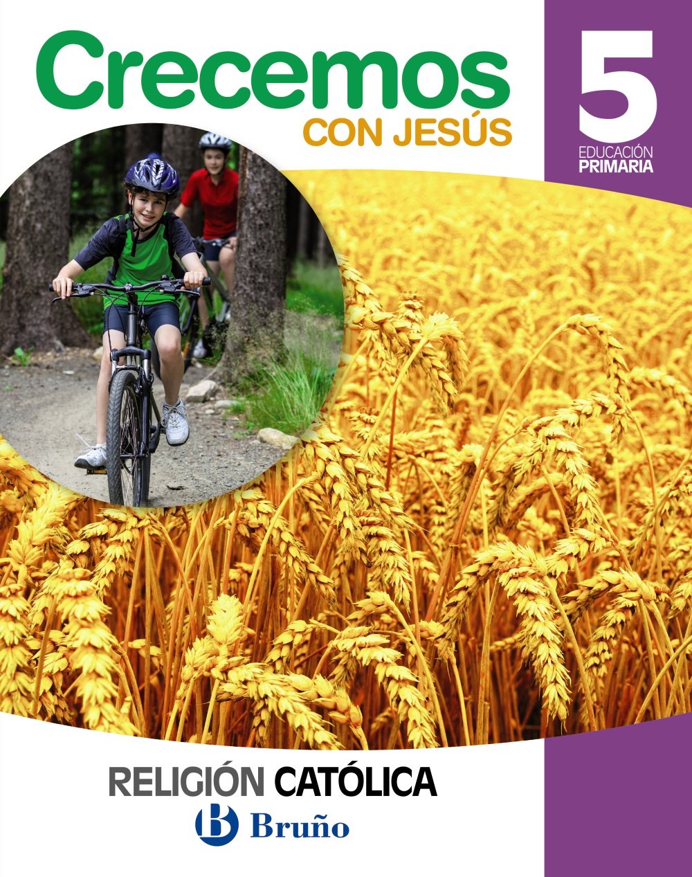 Religión católica Crecemos con Jesús 5 Primaria book