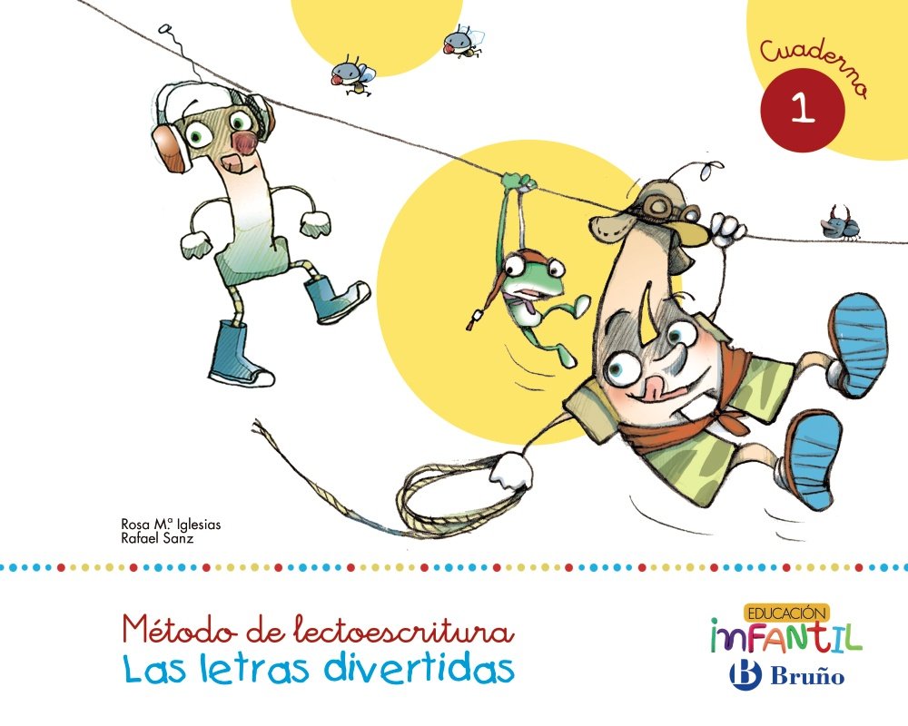 Las letras divertidas Pauta Cuaderno 1 book